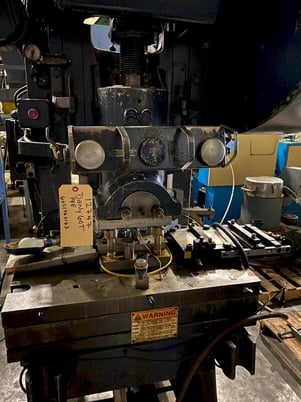 60 Ton, Danly #60T, OBI press, 3-1/2" stroke, 13-1/2" Shut Height, air clutch, 100 SPM - Image 3