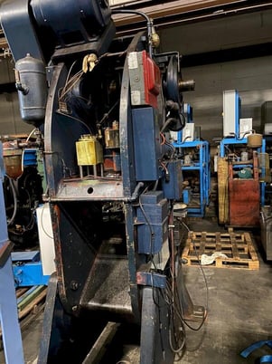 60 Ton, Danly #60T, OBI press, 3-1/2" stroke, 13-1/2" Shut Height, air clutch, 100 SPM - Image 8