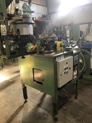 2.36" x 4" Kyoei #SR-15 Micro-Form & thread rolling machine w/Sanmei TH1-AV Sems unit - Image 2