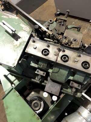 2.36" x 4" Kyoei #SR-15 Micro-Form & thread rolling machine w/Sanmei TH1-AV Sems unit - Image 9