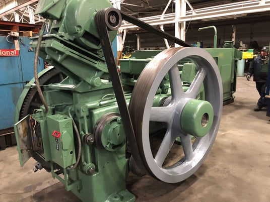 1-1/4" x 20" Johns Manville #1000-C (#70 size), hand feed flat die thread roller, 30 HP, 40 SPM - Image 3