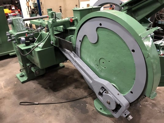 1-1/4" x 20" Johns Manville #1000-C (#70 size), hand feed flat die thread roller, 30 HP, 40 SPM - Image 4