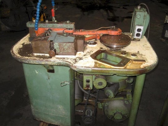 3/16" x 1-1/2" Hartford #190, horizontal hand feed thread roller, adjustbale pitman, 100 PPM, 3 HP - Image 1