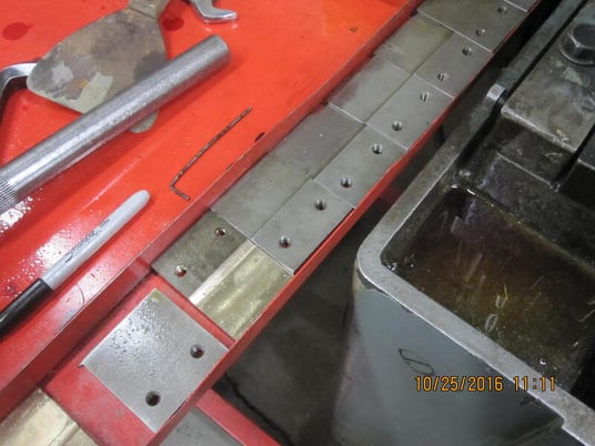 1-3/8" x 3-1/8" Reed-Prentice #B210, 2 die cylindrical thread roller, 5 HP, infeed only, hydraulic tank - Image 5