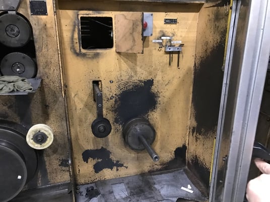 MacBee #4HFME, 4 block wire drawing machine, 13" block diameter, 3 HP per block, 0-600 FPM - Image 4