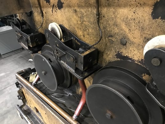 MacBee #4HFME, 4 block wire drawing machine, 13" block diameter, 3 HP per block, 0-600 FPM - Image 7