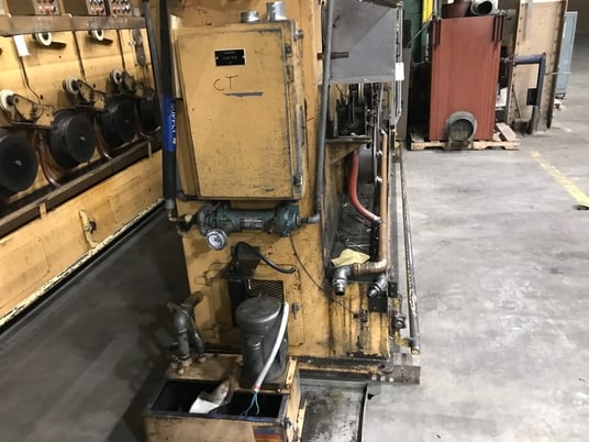 MacBee #4HFME, 4 block wire drawing machine, 13" block diameter, 3 HP per block, 0-600 FPM - Image 9