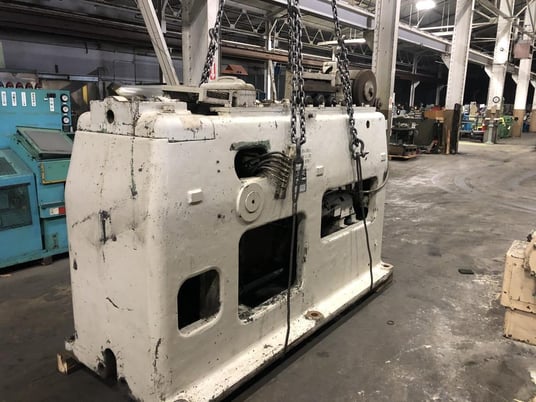 Ajax #6, in line wire drawer, 1-1/4" wire diameter, 2" stroke, mechanically powered pre-feeder, 1953 - Image 4