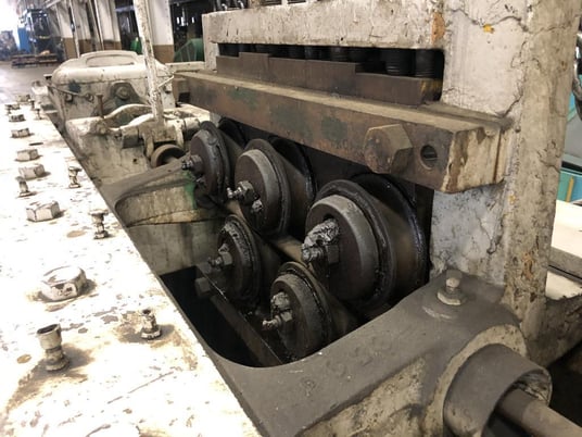 Ajax #6, in line wire drawer, 1-1/4" wire diameter, 2" stroke, mechanically powered pre-feeder, 1953 - Image 8