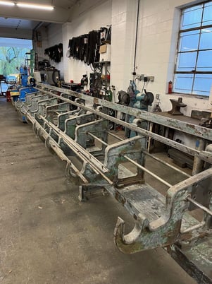 1/2" Lewis #9FHA, high speed flying shear wire straightener & cutoff, 22' run out length, 400 FPM - Image 4