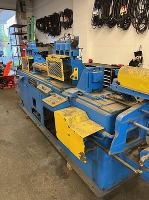 1/2" Lewis #9FHA, high speed flying shear wire straightener & cutoff, 22' run out length, 400 FPM - Image 5