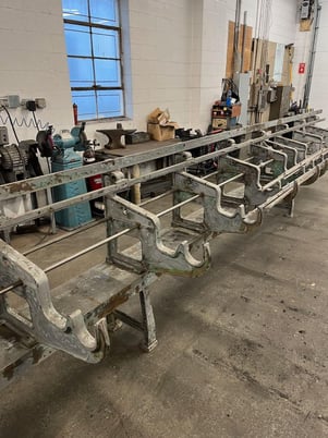 1/2" Lewis #9FHA, high speed flying shear wire straightener & cutoff, 22' run out length, 400 FPM - Image 6