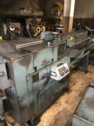 5/16" Shuster #2A4V, wire straighten & cutoff machine, 2.1"-3' cut length, 15 HP, 28-300 FPM, 1999 - Image 1