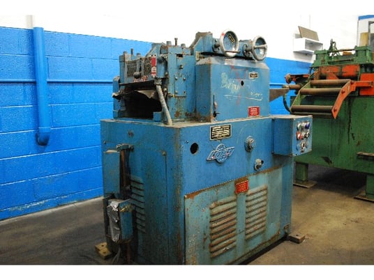 12" x .09" Littell #212-17PD, powered coil straightener, (17) 2" diameter rolls, forward & reverse jog - Image 2