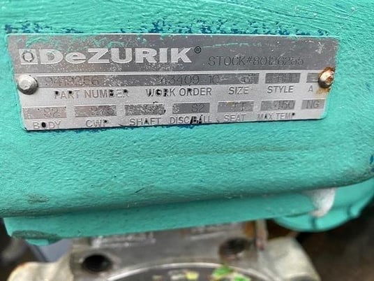 6" Dezurik #9419256, high performance BHP style control valve, size 6 - Image 3