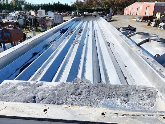 Carrier, Stainless Steel fluid bed dryer, 70" W x 30' L dryer bed, includes rotary valve discharge, 1998 - Image 3