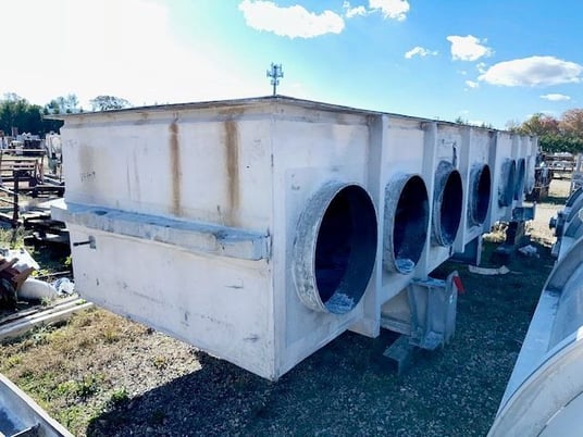 Carrier, Stainless Steel fluid bed dryer, 70" W x 30' L dryer bed, includes rotary valve discharge, 1998 - Image 8