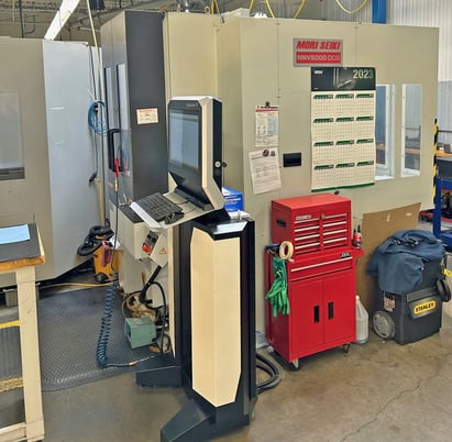 DMG, Mori #NMV-5000-DCG, 5-Axis vertical machining center w/8 pallet pool system, 2012 - Image 2