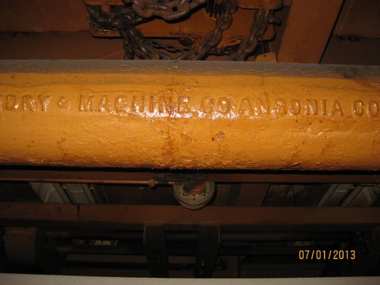 24" x 66" Farrel, 3-roll rubber calendar, rolls cored for cooling, sleeve bushings, standard drive - Image 6