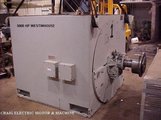 5000 HP 900 RPM Westinghouse, Frame 8014, weather protected enclosure type 1, 6600 Volts - Image 1
