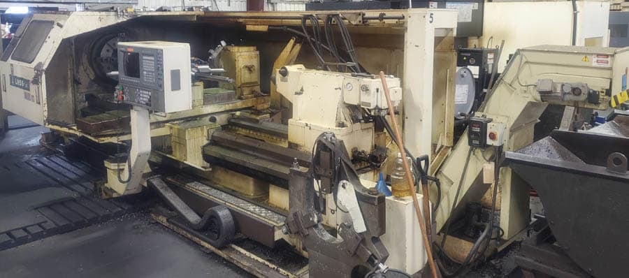 Okuma #LH55-N, Flat Bed CNC Lathe, 43.3