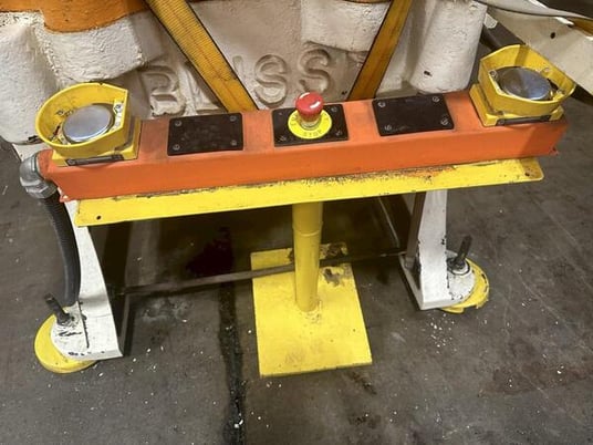 75 Ton, Bliss #23M, single crank OBI press, 4" stroke, 14" Shut Height, 16" x10"ram, 24" x32"bed, 45-900 SPM - Image 5