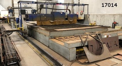 Messer #Titan-II-14/4, 13' x 45' 4" cutting surface, 30" table height, plasma cutting process, 2008 - Image 4