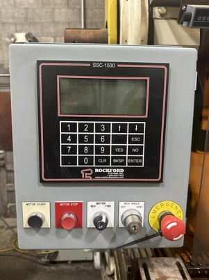 45 Ton, Federal #45, OBI press,flywheel, 3" stroke, 11" Shut Height, 18" x14"ram, 28" x18"bed, 70-120 SPM - Image 4