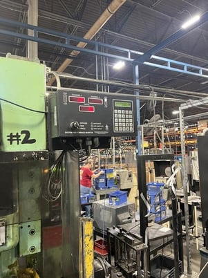 39 Ton, Aida #NC1-35(1), single crank gap frame press, 1.96" stroke, 7.87"Shut Height, 14.9"x11.8"ram - Image 4