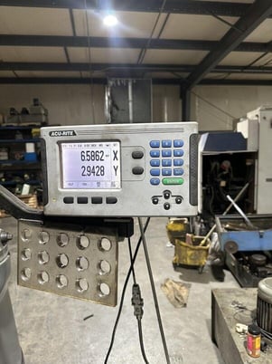 Bridgeport #12BR25, Turret Mill, 2 HP, Mdl 2J VariDrive Head, Power Crossfeed, Vice, 1977 - Image 5