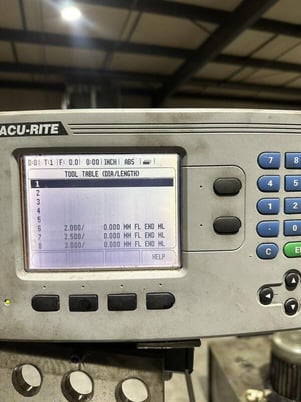 Bridgeport #12BR25, Turret Mill, 2 HP, Mdl 2J VariDrive Head, Power Crossfeed, Vice, 1977 - Image 9