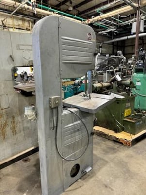 20" Delta Milwaukee, vertical band saw, tilting table, brake, upgraded blade guides, S/N 1817-A - Image 5