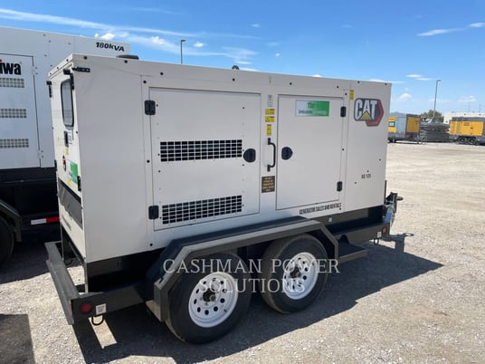 110 KW Caterpillar #XQ125, mobile diesel generator set, 1800 RPM, 480 Volts, 643 hours, 2022 - Image 1