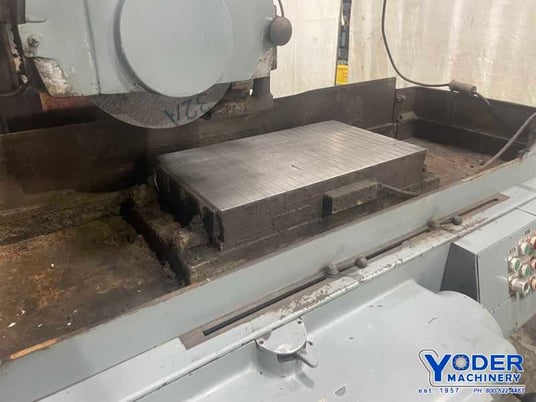 14" x 24" Grand Rapids #460, horizontal surface grinder, electro-magnetic chuck, coolant, #77030 - Image 5