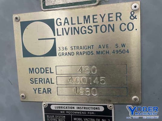 14" x 24" Grand Rapids #460, horizontal surface grinder, electro-magnetic chuck, coolant, #77030 - Image 7