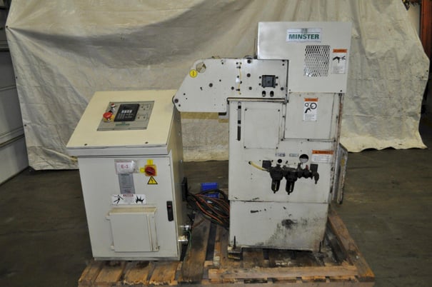 20" x .187" Minster #MEF4-20, servo feeder, pilot release, pendant jog - Image 2