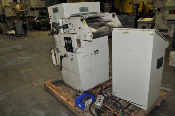 20" x .187" Minster #MEF4-20, servo feeder, pilot release, pendant jog - Image 5