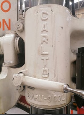 6' -9" Carlton #1A, radialo arm drill, S44868 - Image 5