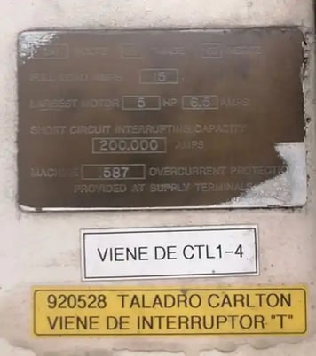 6' -9" Carlton #1A, radialo arm drill, S44868 - Image 7