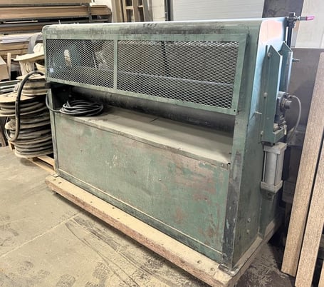 62" Evans Machinery #0256, Pinch Roller, 4" opening, 30" Bed Height, 80 PSI, 50 FPM, 1 HP - Image 1