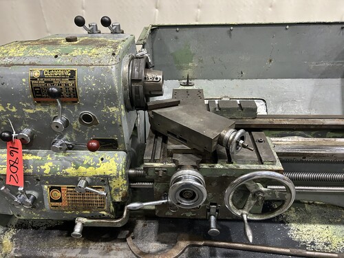 15" x 30" Clausing, engine lathe, serial #4/50661, #16802 - Image 8