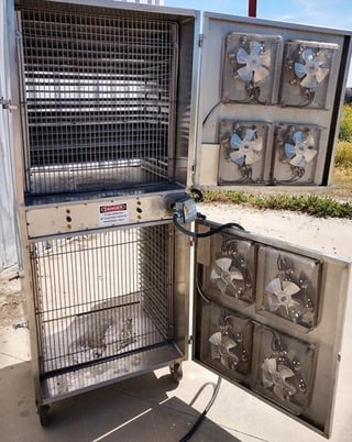 Excalibur Professional #CM2A, 2-Zone Commercial Dehydrator, Stainless Steel, (19) 26" x 18" racks, 1" - Image 6