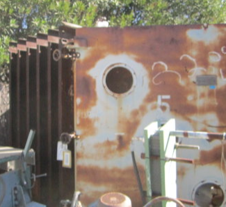 Hull #10E, Vacuum Tray Dryer, 45" L x 50" width x 5' 6" H, 105 sq.ft. shelf area, (7) Stainless Steel shelves - Image 4