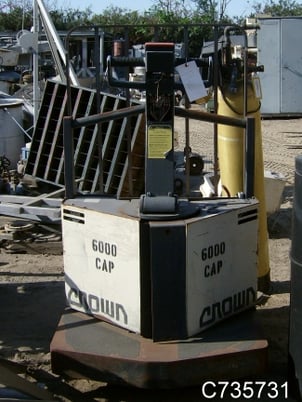 6000 lb. Crown #60PE-27-3, Electric Pallet Jack - Image 1
