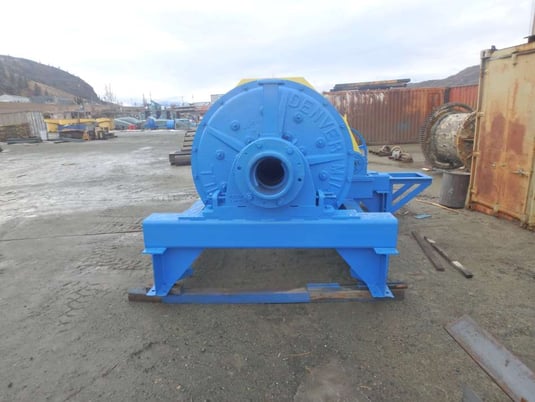 4' x 5' Denver, Ball Mill, 37' diameter Sheave, rubber lined, 2-pc bull gear - Image 3