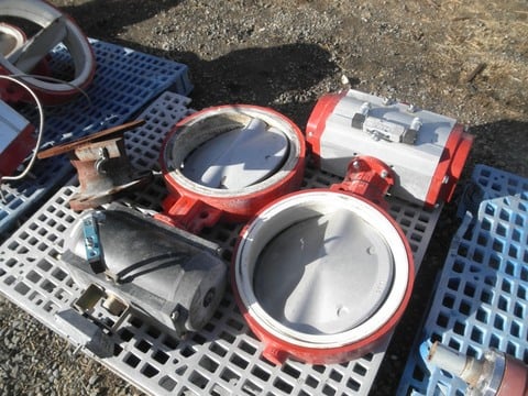 12" -15" Bray Int' l, Butterfly Valves, lot of (7), w/(2) Stainless Steel butterfly gates - Image 3