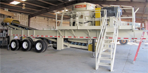 Metso Nordberg #HP400SX, portable cone crusher on HD chassis - Image 1