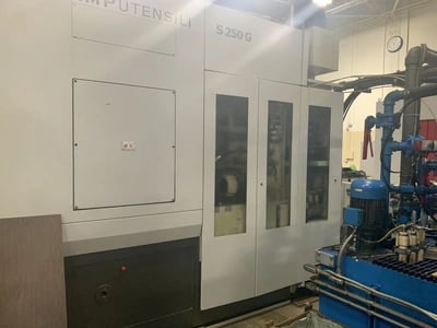 Samputensili #S250-G, CNC vertical threaded & profile wheel gear grinder, w/auto loading shuttle rotary - Image 6