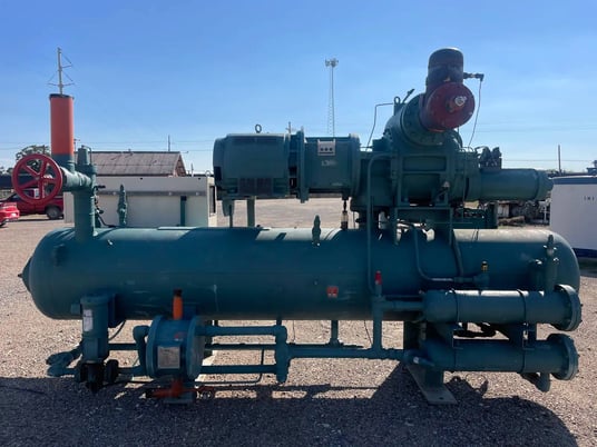 175 HP Frick #RWF-222B, rotry screw compressor package, R-717 refrigerant, Quantum HD Control panel, 2000 - Image 5