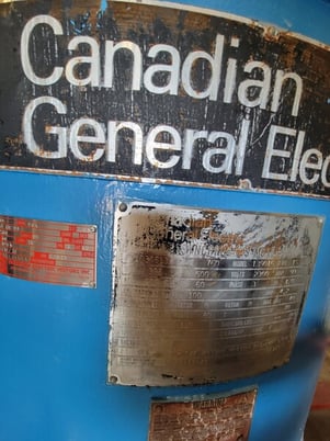 500 HP 900 RPM Canadian General Electric, Frame 760, 2300 volts, synchronous motor, electrically OK - Image 7